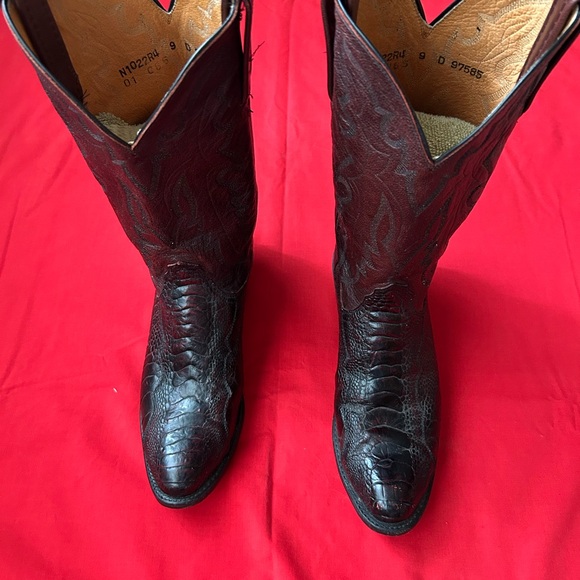 Lucchese 1883 Ostrich Leg Cowboy Boots - Picture 1 of 14